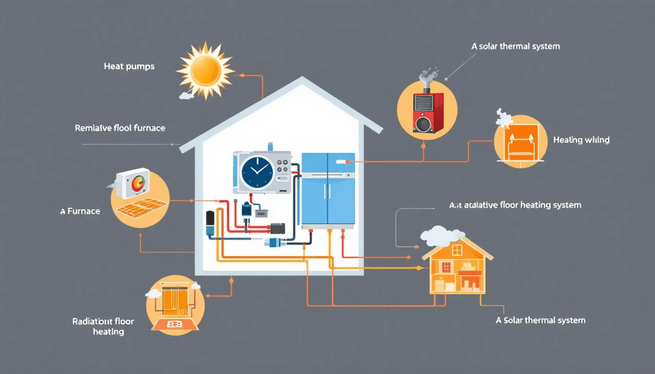 44cdcb53-6d76-4415-8c36-270eef2ed1dc An overview of various heating systems, including heat pumps and furnaces.